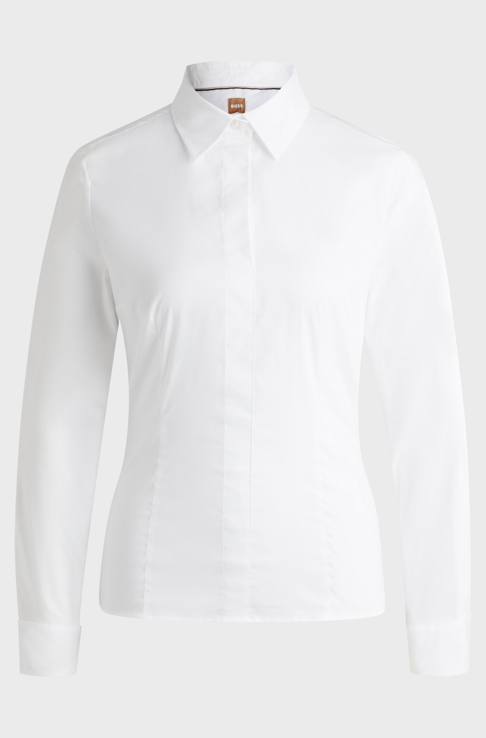 Boss Camisa Shirt Bashinah White Branco_shot1