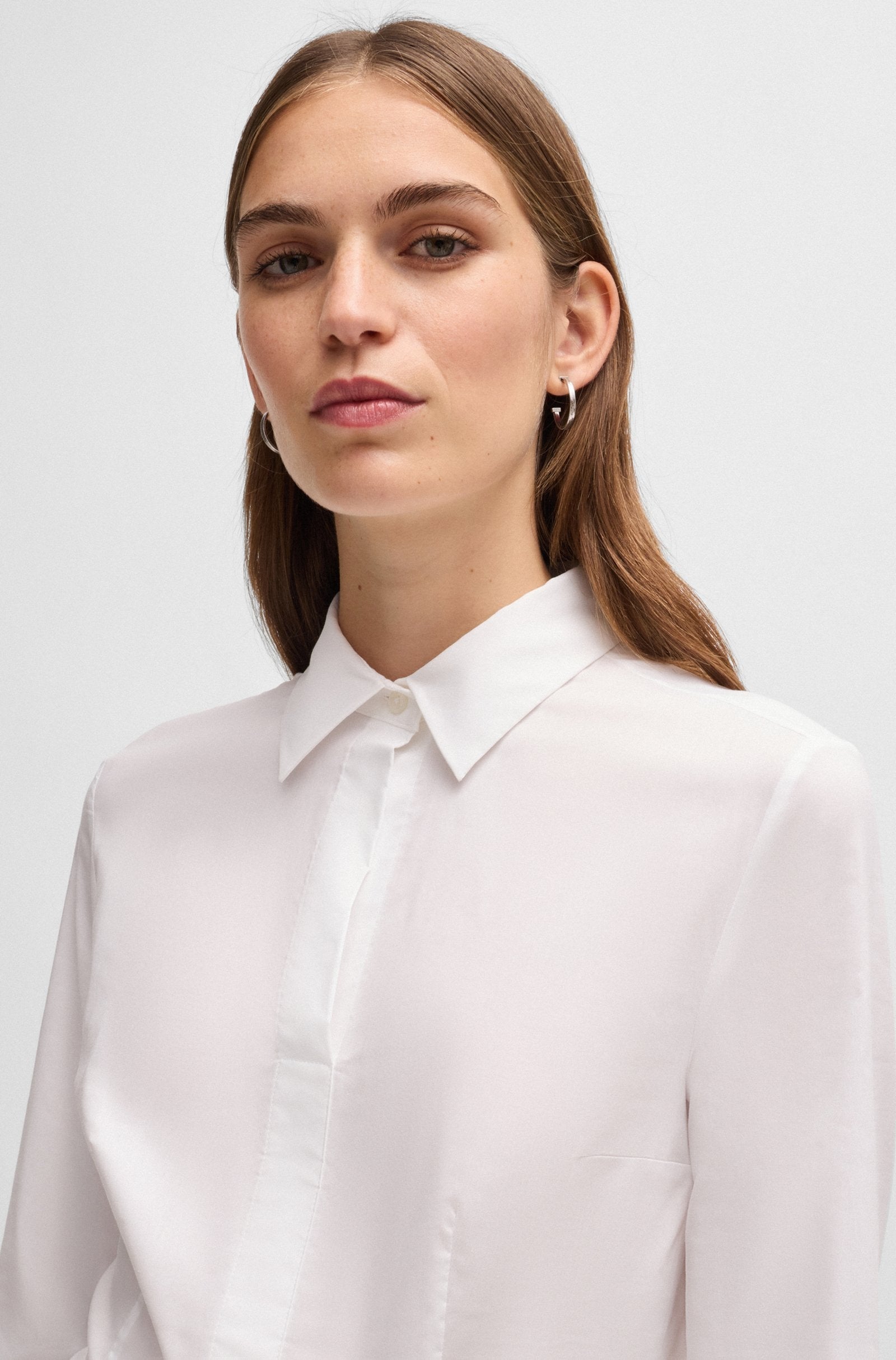 Boss Camisa  Shirt Bashinah White Branco_shot3