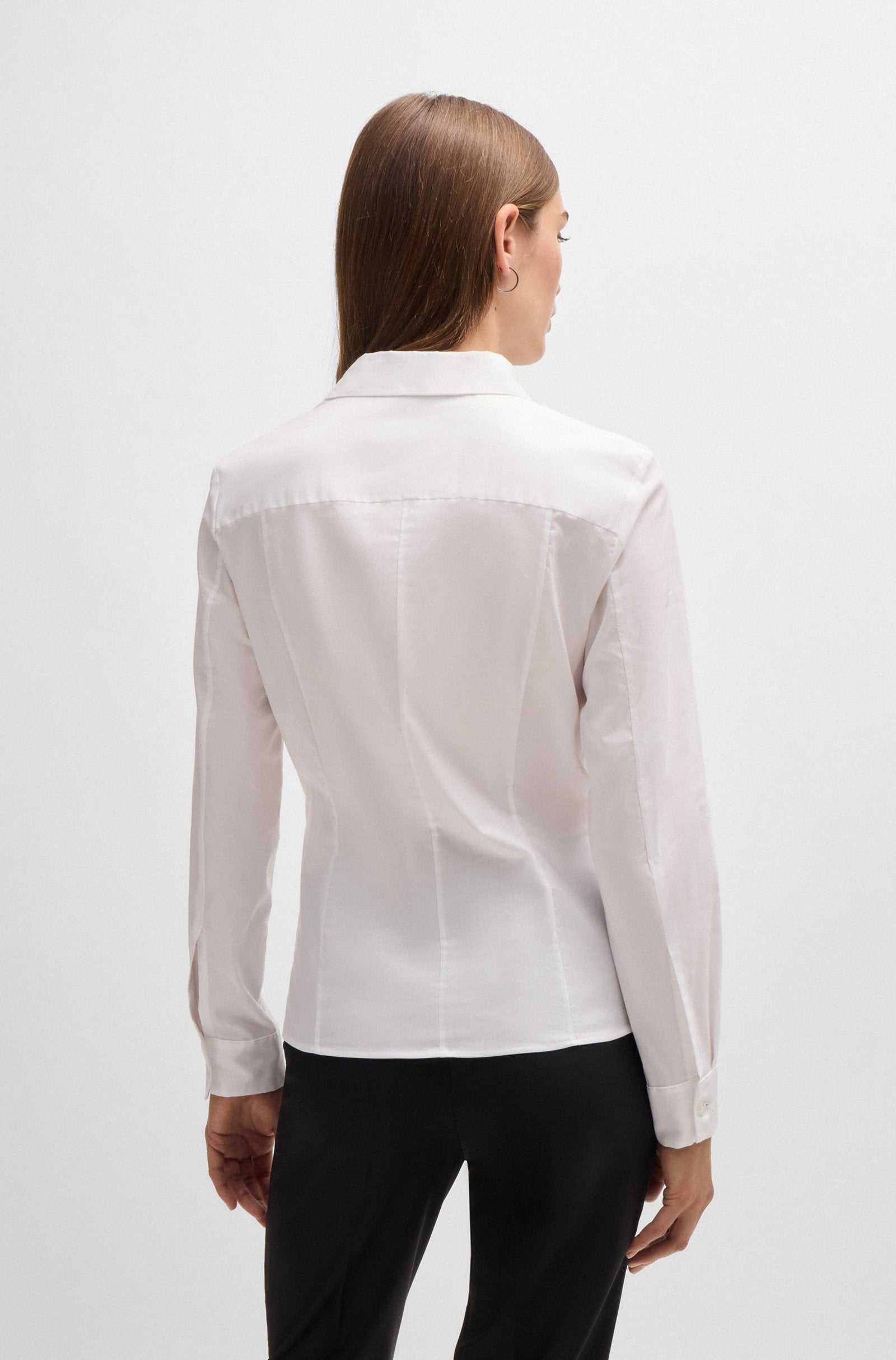 Boss Camisa Shirt Bashinah White Branco_shot6