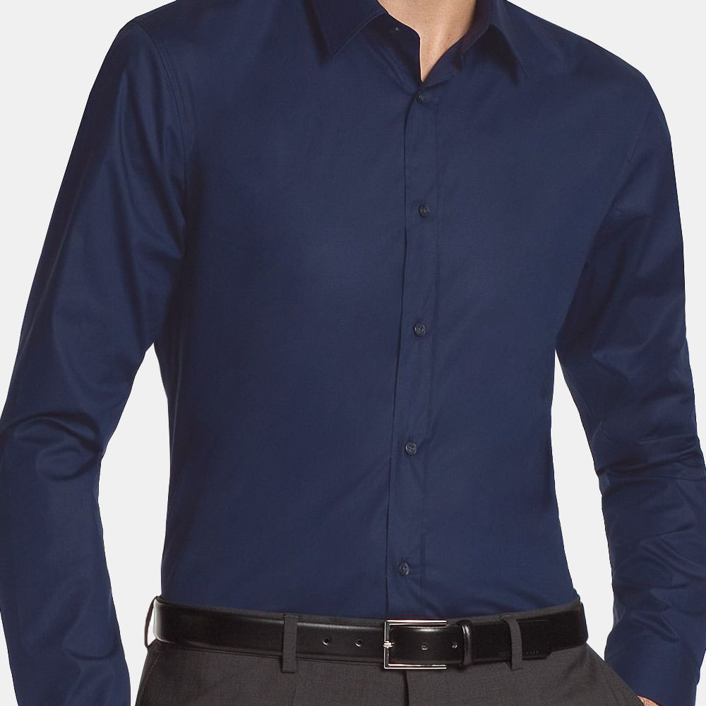 Boss Camisa Shirt Elisha Dk.blue Azul Escuro Shot1