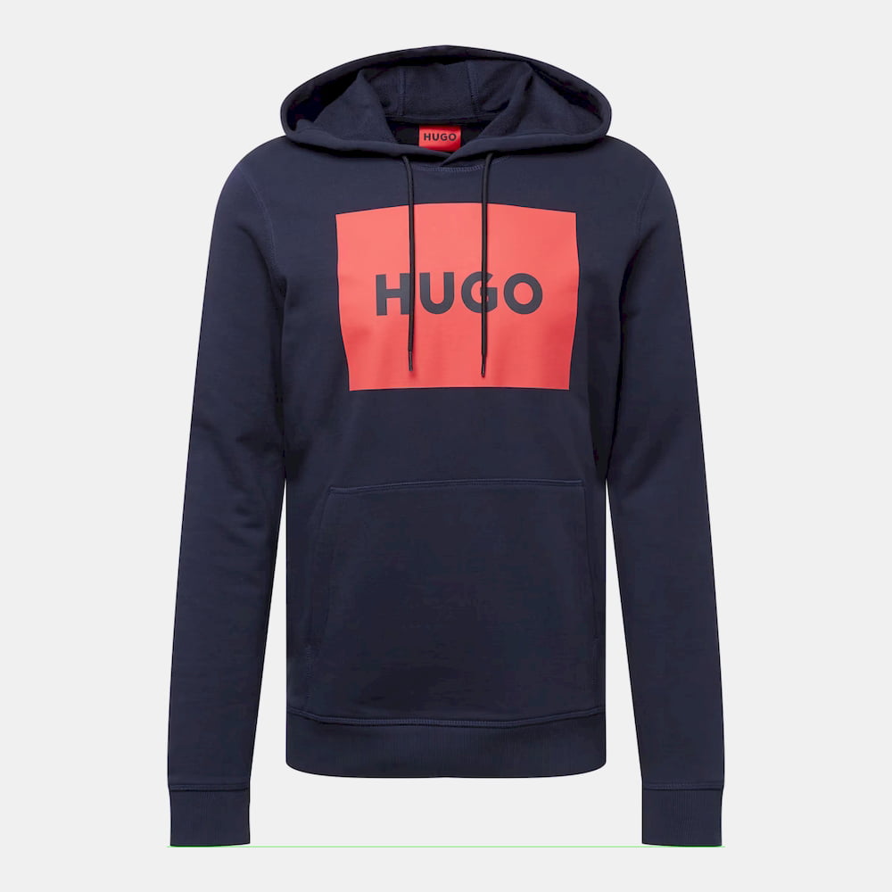 Boss Camisola Hoodie Duratschi223 Navy Red Navy Vermelho Shot3