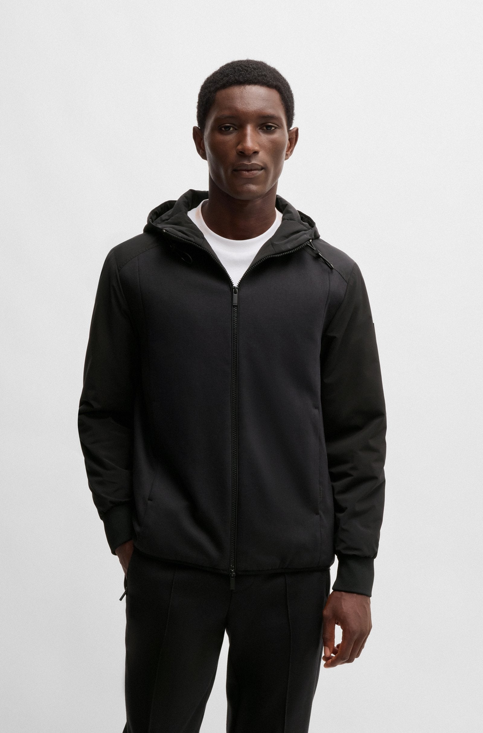 Boss Camisola Hoodie P Steele224 Black Preto_shot4