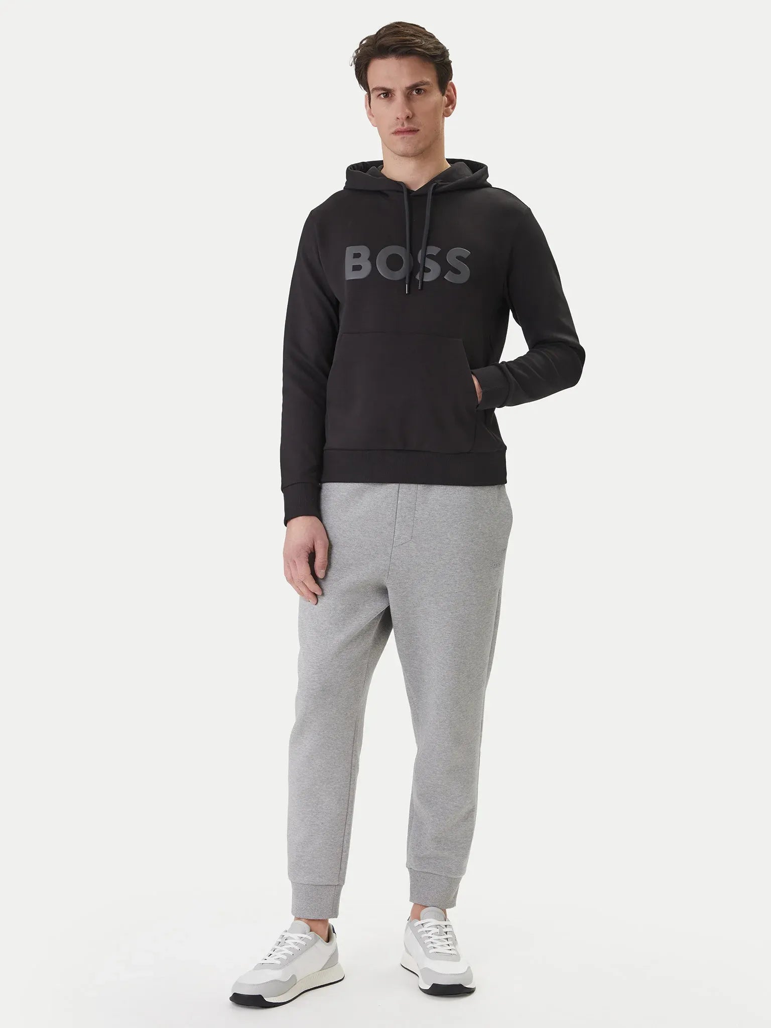 Boss Camisola Hoodie Soody 50555515 Black Preto_shot2