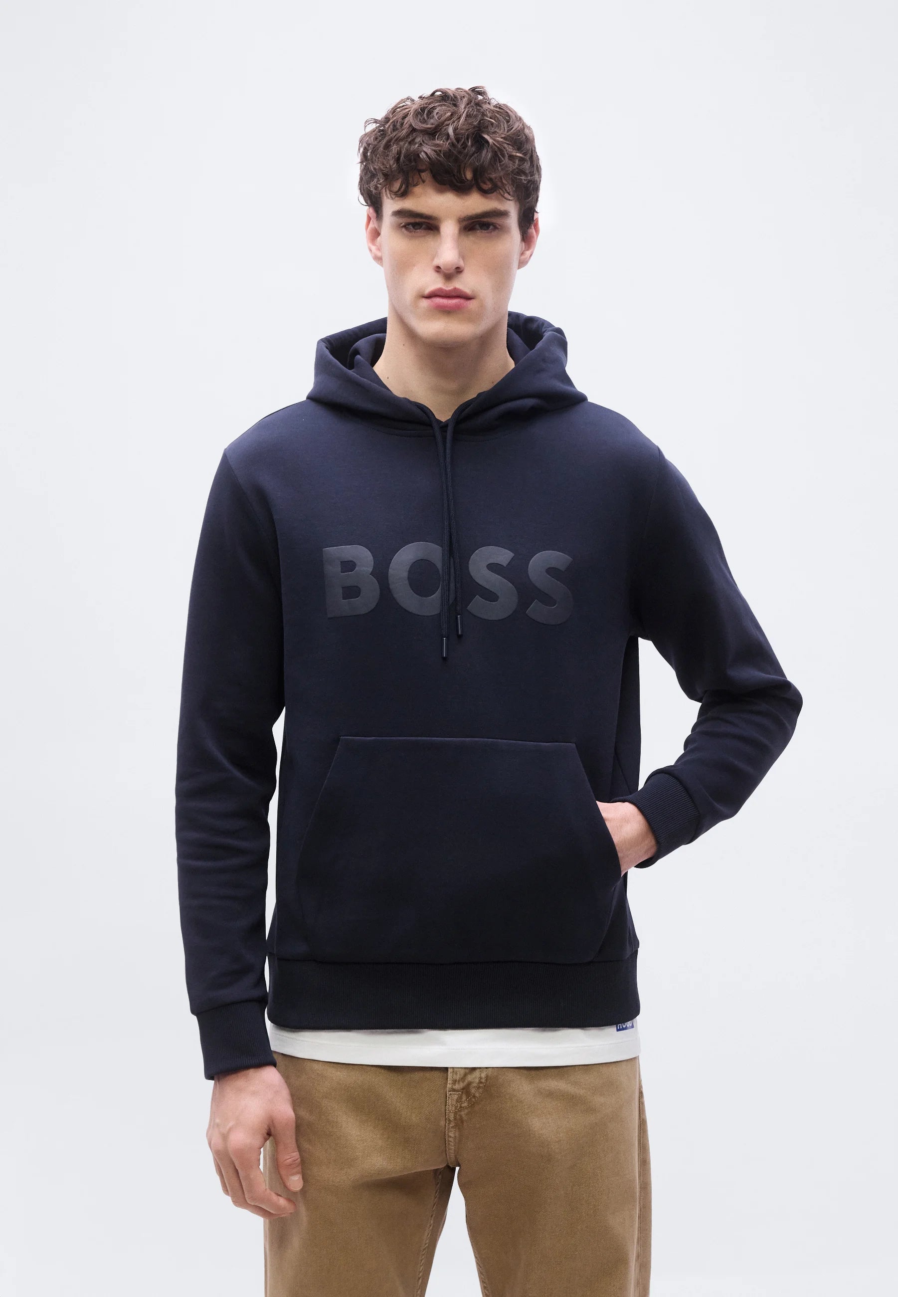 Boss Camisola Hoodie Soody 50555515 Dk.blue Azul Escuro_shot2
