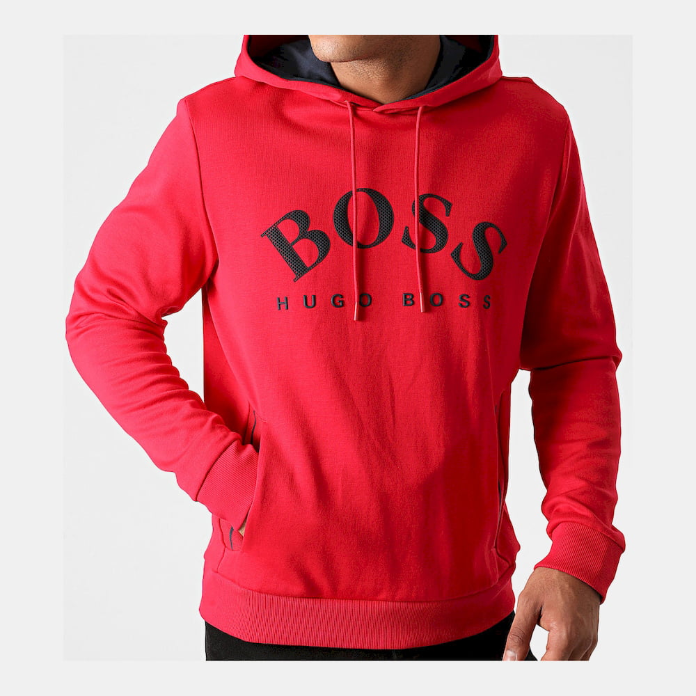Boss Camisola Hoodie Soody50430864 Red Vermelho Shot8