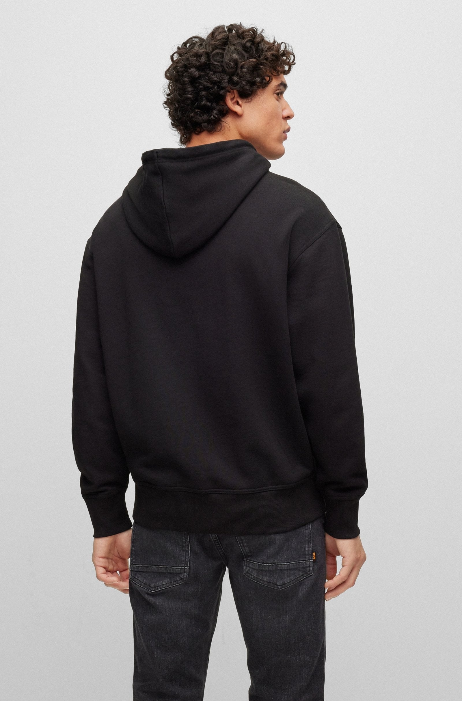 Boss Camisola Hoodie Webasichood Black Preto_shot3
