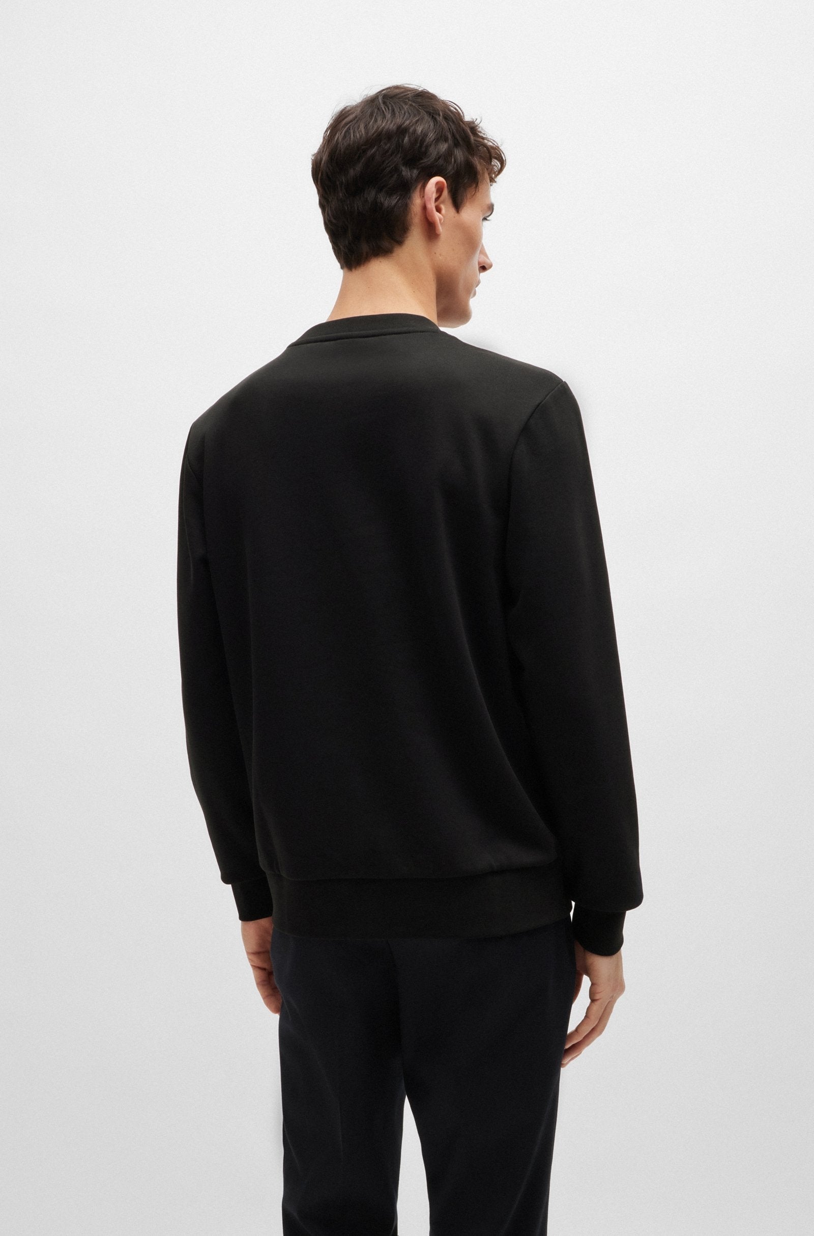 Boss Camisola Sweat C Soleri 04 Black Preto_shot4