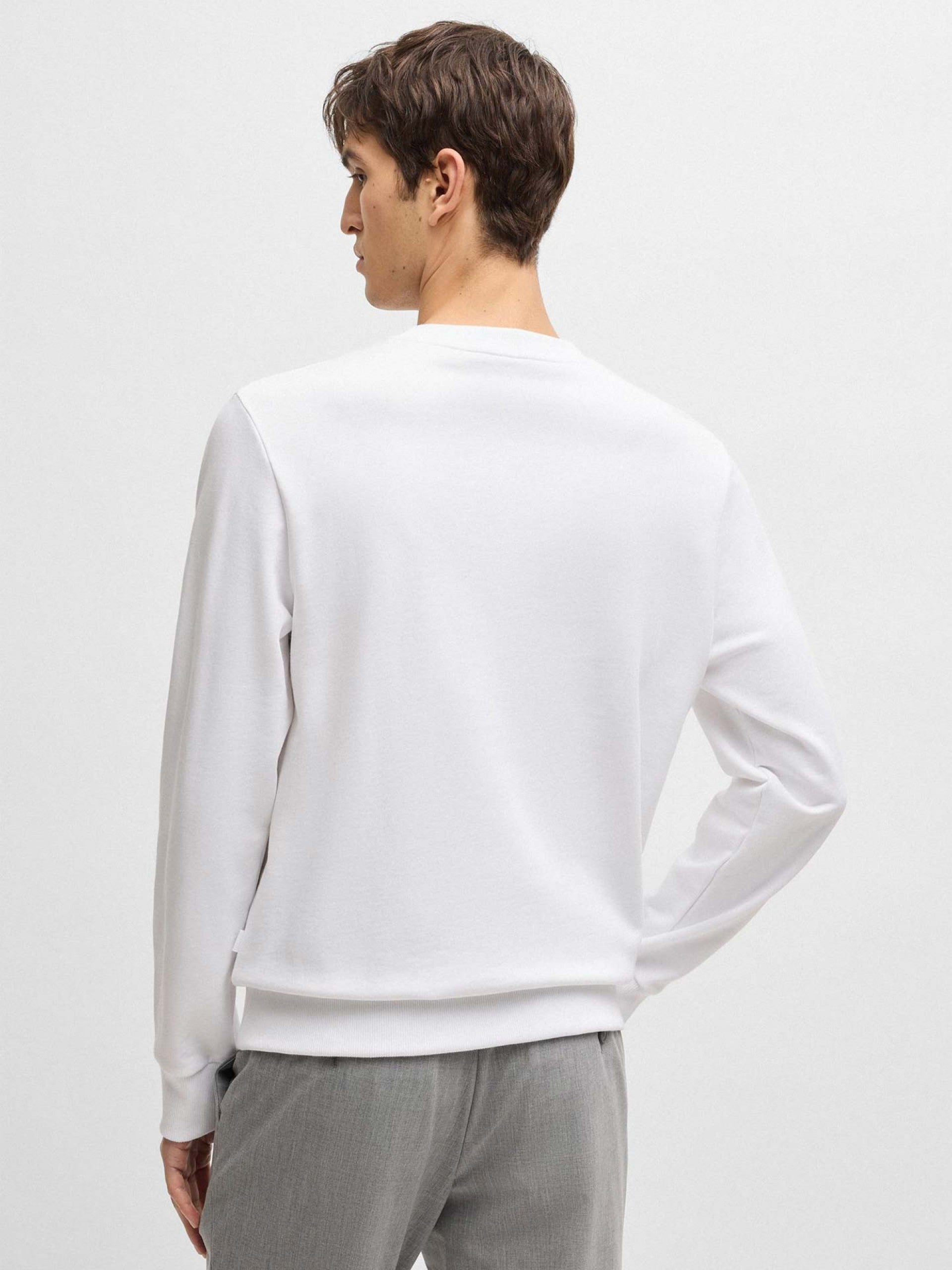Boss Camisola Sweat C Soleri 120 White Branco_shot2