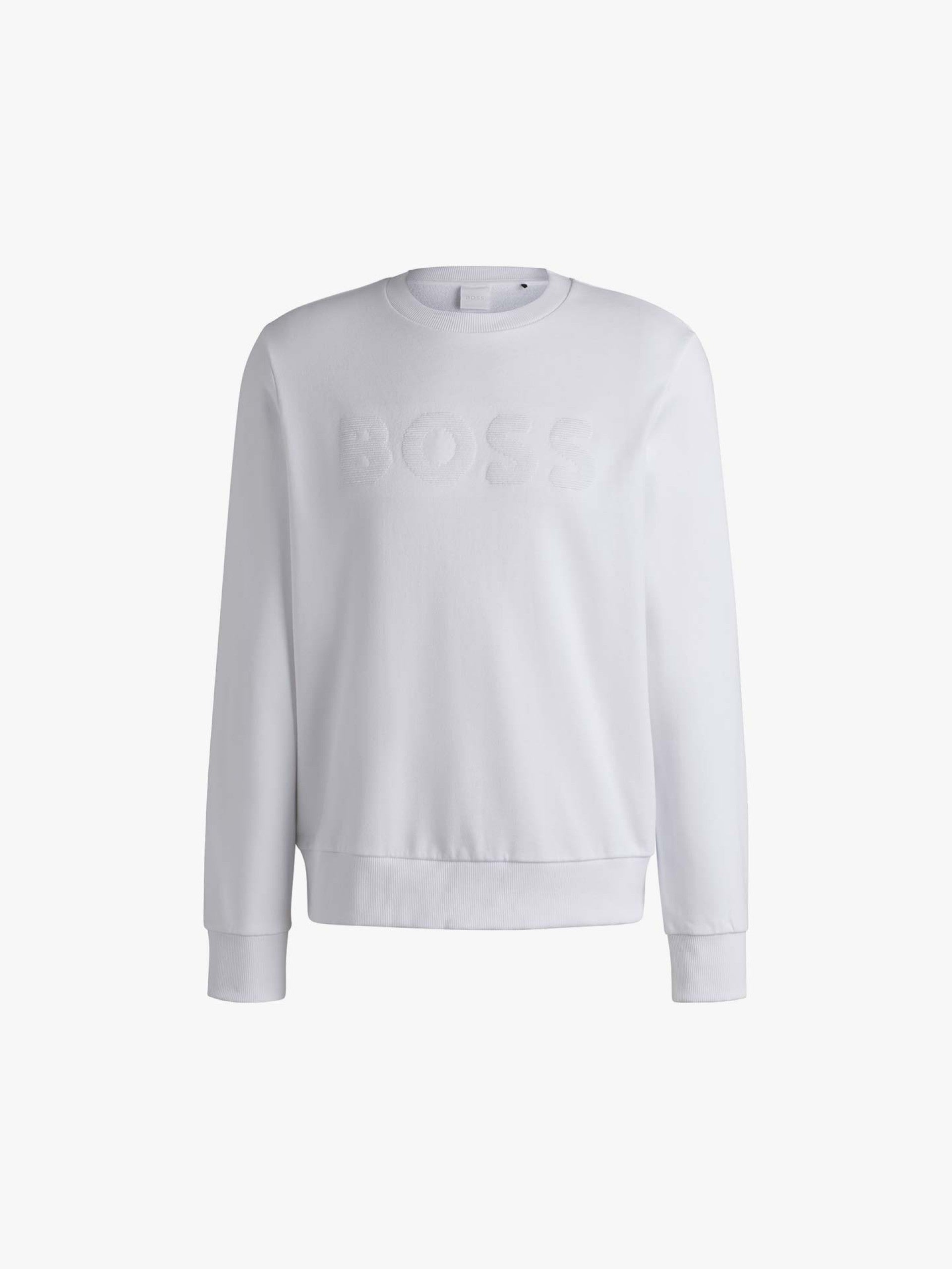 Boss Camisola Sweat C Soleri 120 White Branco_shot4