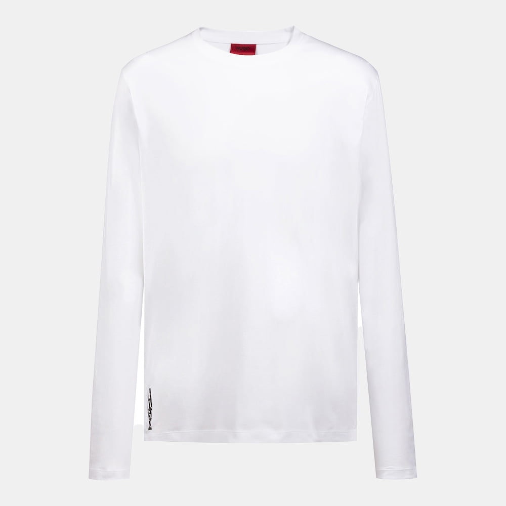 Boss Camisola Sweat Dasile White Branco Shot2