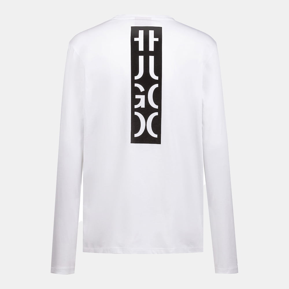 Boss Camisola Sweat Dasile White Branco Shot4