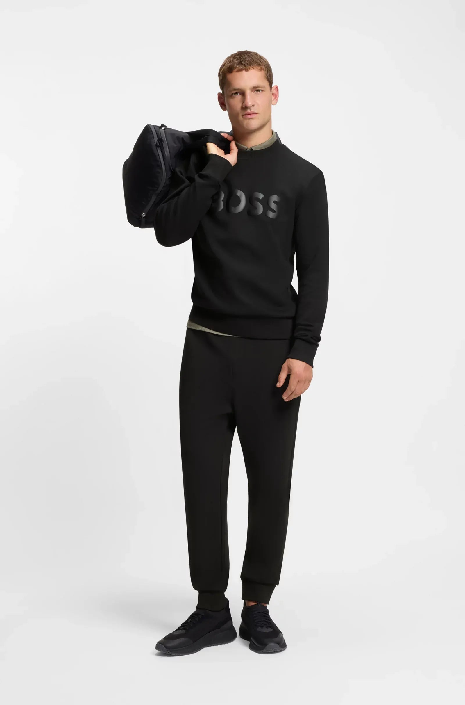 Boss Camisola Sweat Salbo 50555516 Black Preto_shot3
