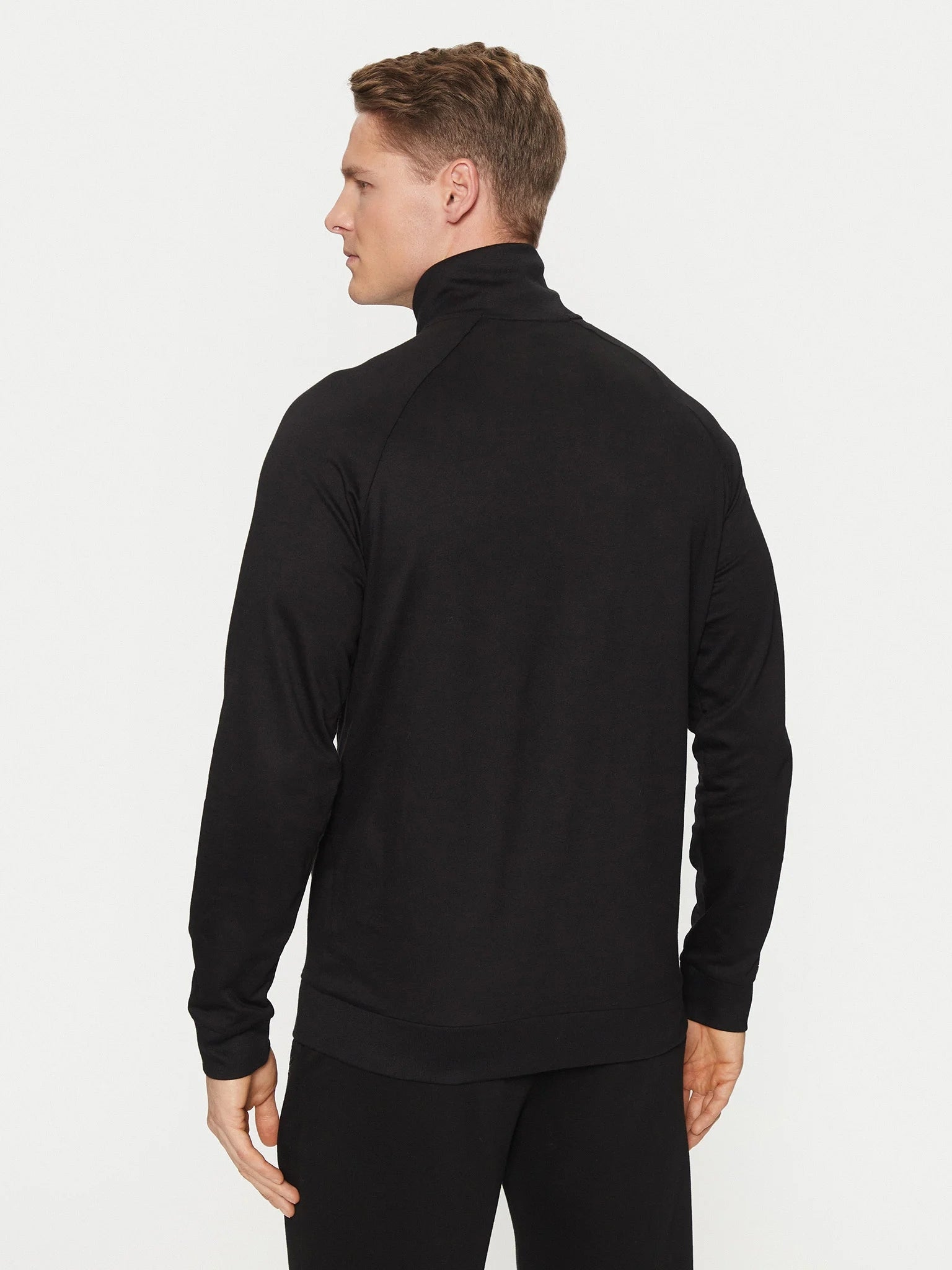 Boss Casaco Training Sweat Training Authenticjacke Black Preto_shot1