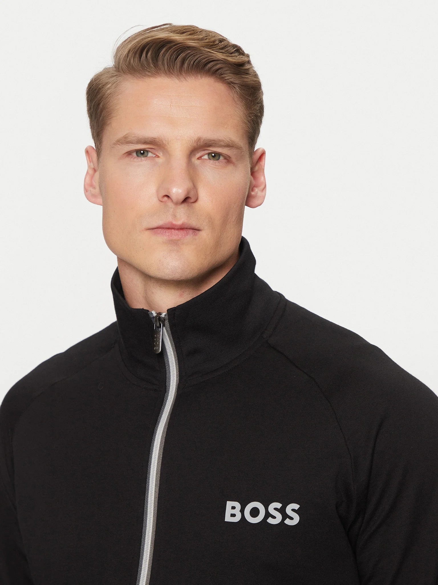 Boss Casaco Training Sweat Training Authenticjacke Black Preto_shot3