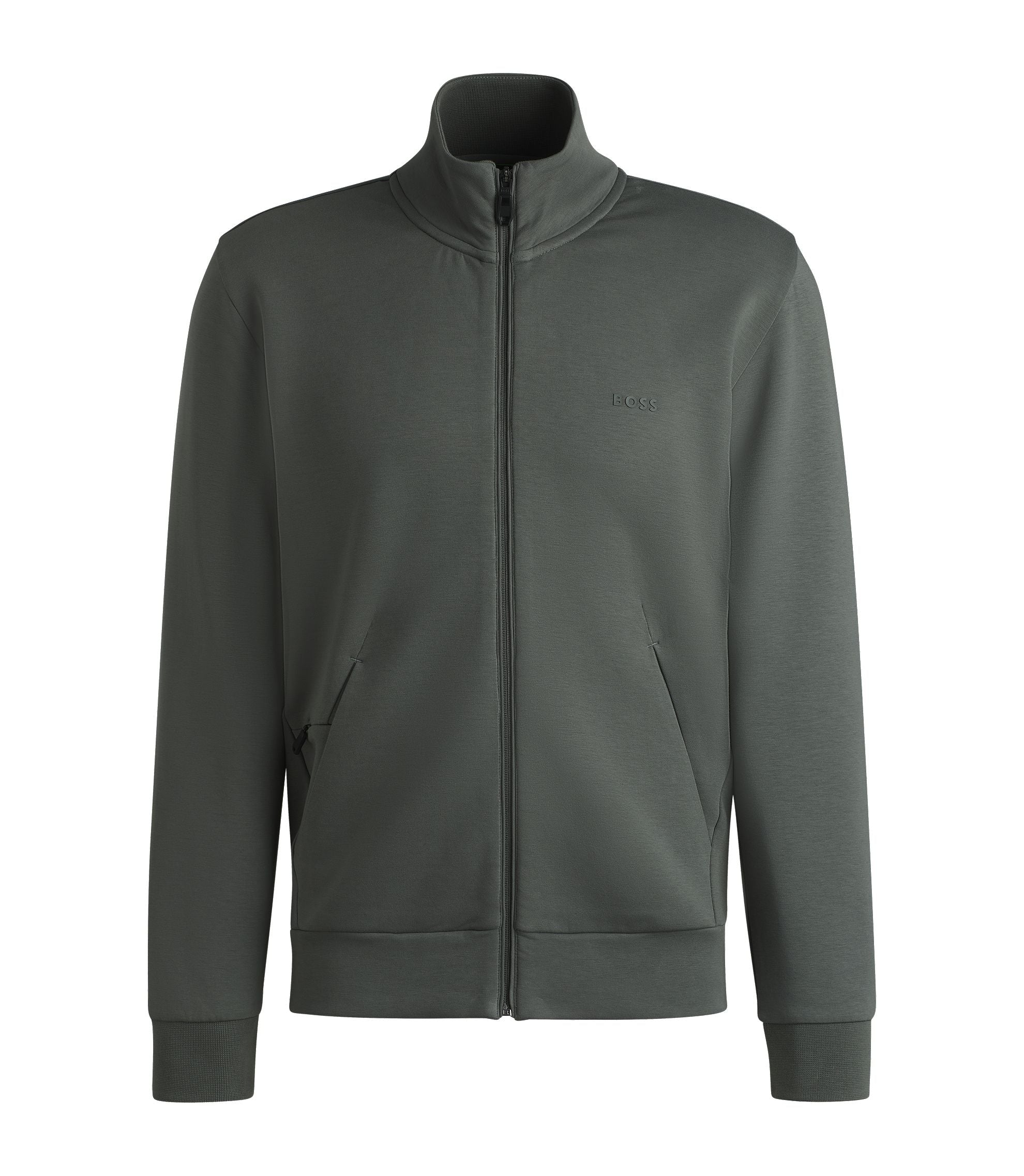 Boss Casaco Training Sweat Training Skaz 50506152 Dk.grey Cinza Escuro_shot1