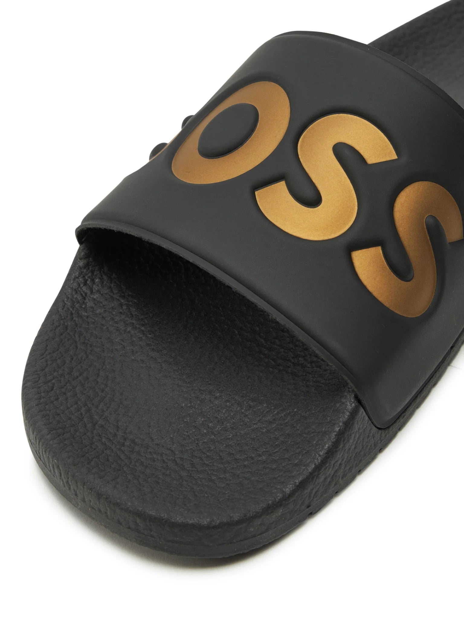Boss Chinelos Slippers Aryeh Slid Npv Blk Gold Preto Ouro_shot4