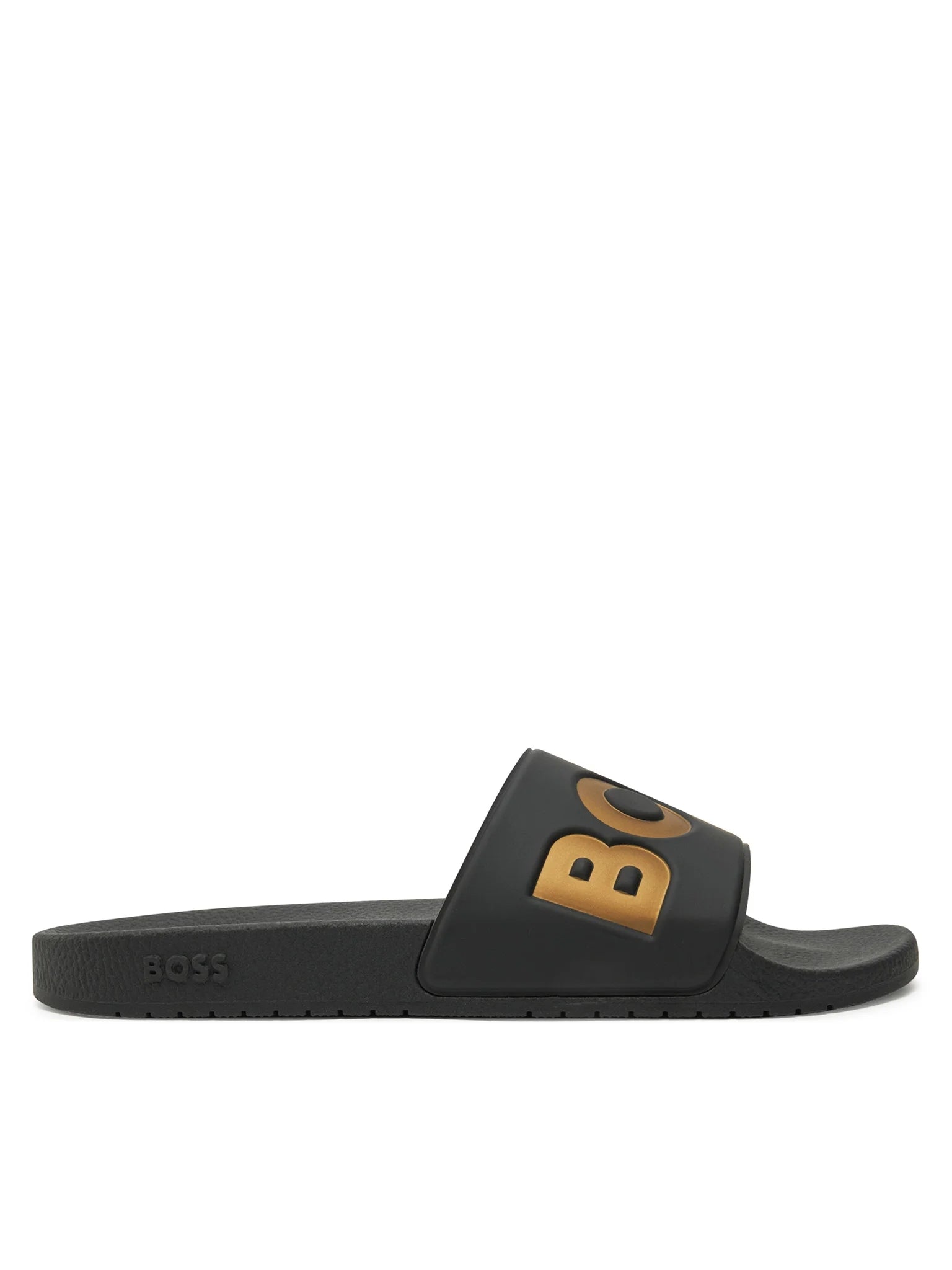 Boss Chinelos Slippers Aryeh Slid Npv Blk Gold Preto Ouro_shot6