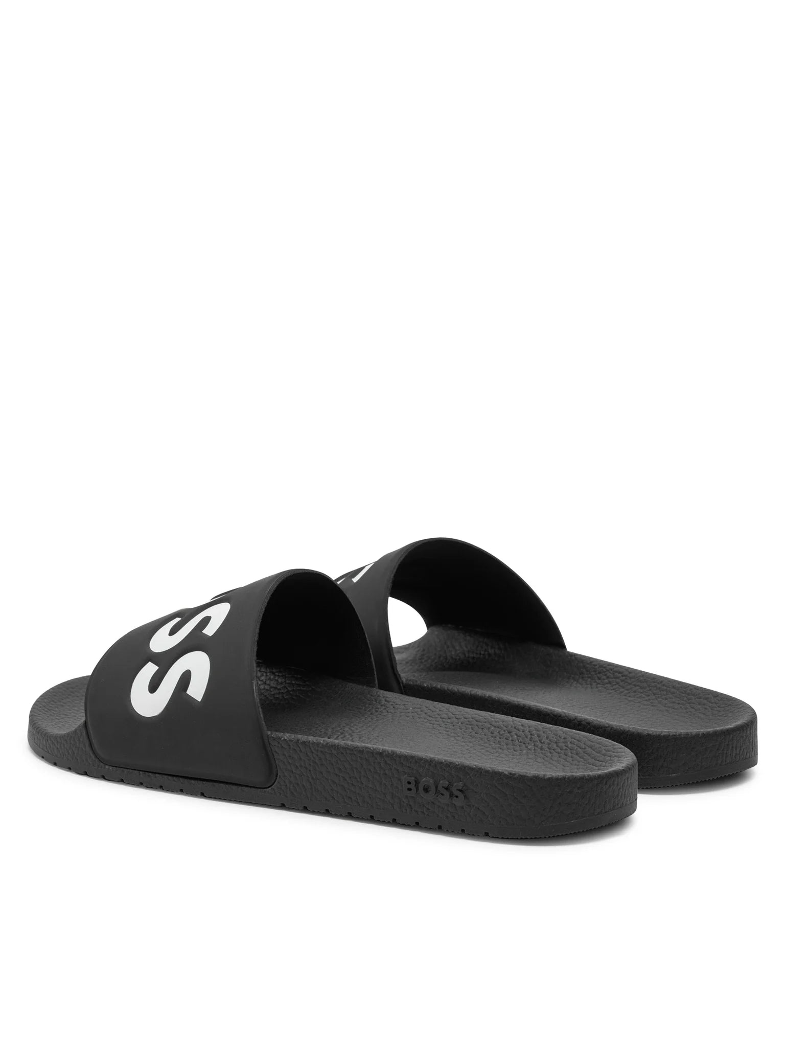 Boss Chinelos Slippers Aryeh Slid Npv Blk White Preto Branco_shot6