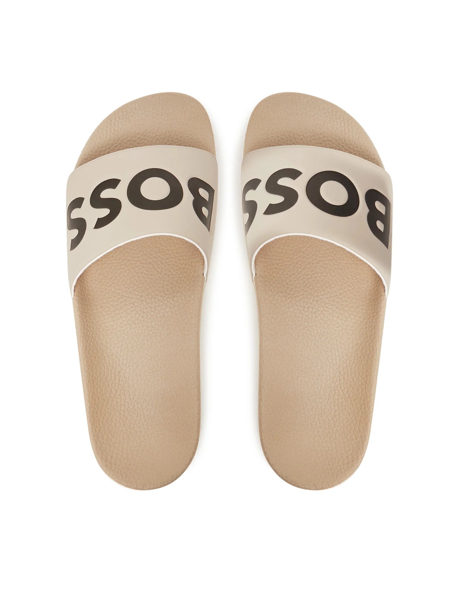 Chinelos Boss Aryeh Light Beige Branco