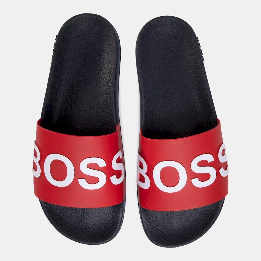 Boss Chinelos Slippers Bayslidrblg Navy Red Navy Vermelho Shot10