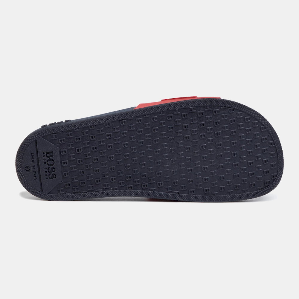 Boss Chinelos Slippers Bayslidrblg Navy Red Navy Vermelho Shot6