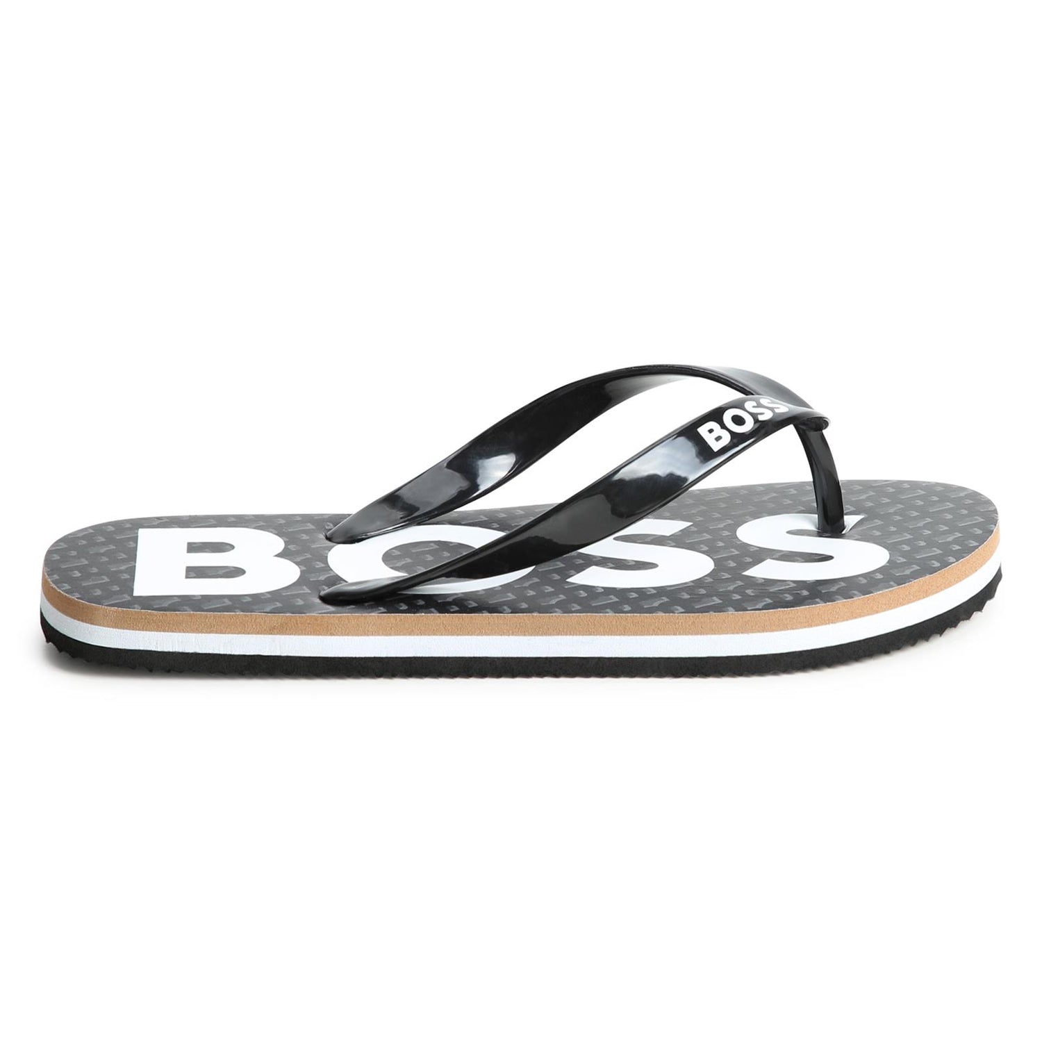 Boss Chinelos Slippers J50850 Blk Multi Preto Multicolor_shot2