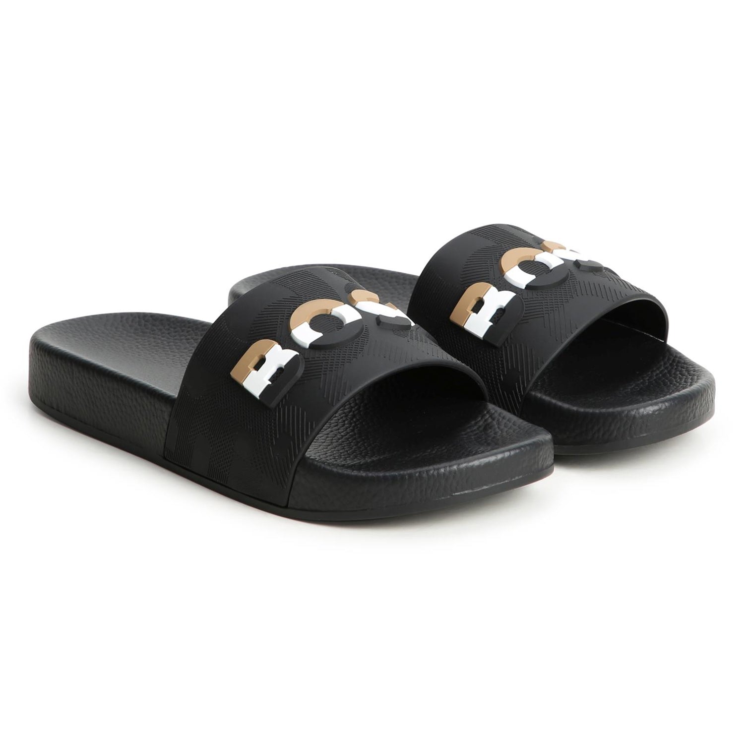 Boss Chinelos Slippers J50879 Black Preto_shot1