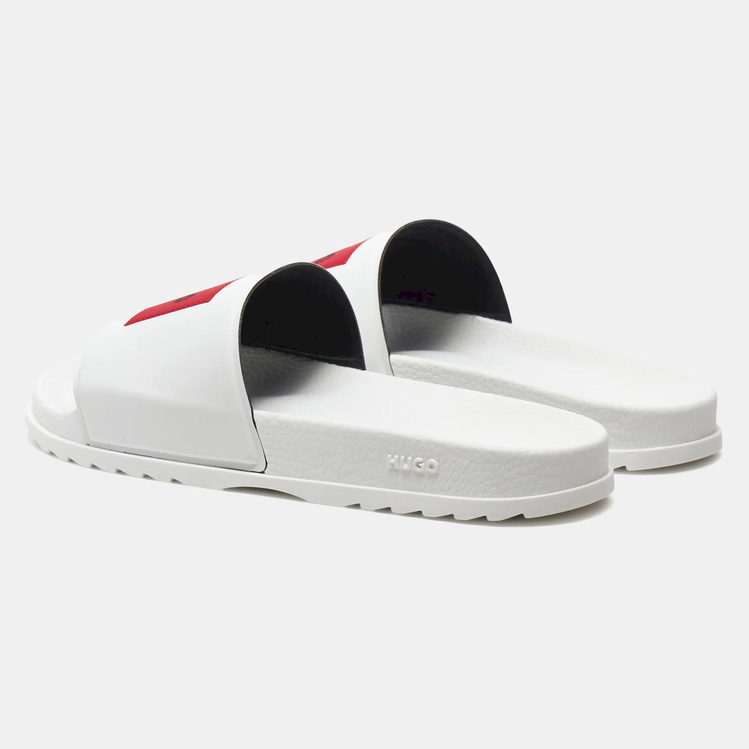 Boss Chinelos Slippers Match Slid Ph White Red Branco Vermelho_shot2