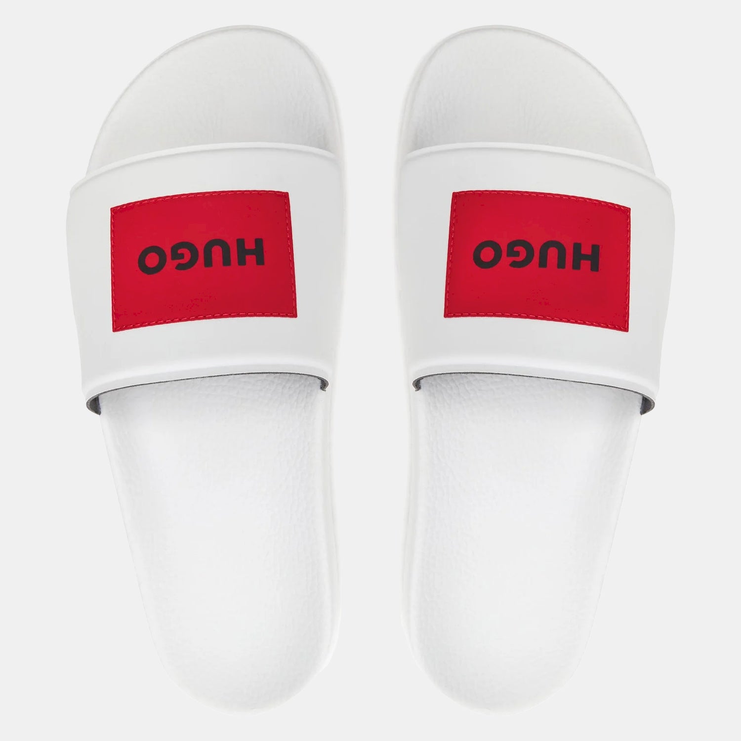 Boss Chinelos Slippers Match Slid Ph White Red Branco Vermelho_shot4