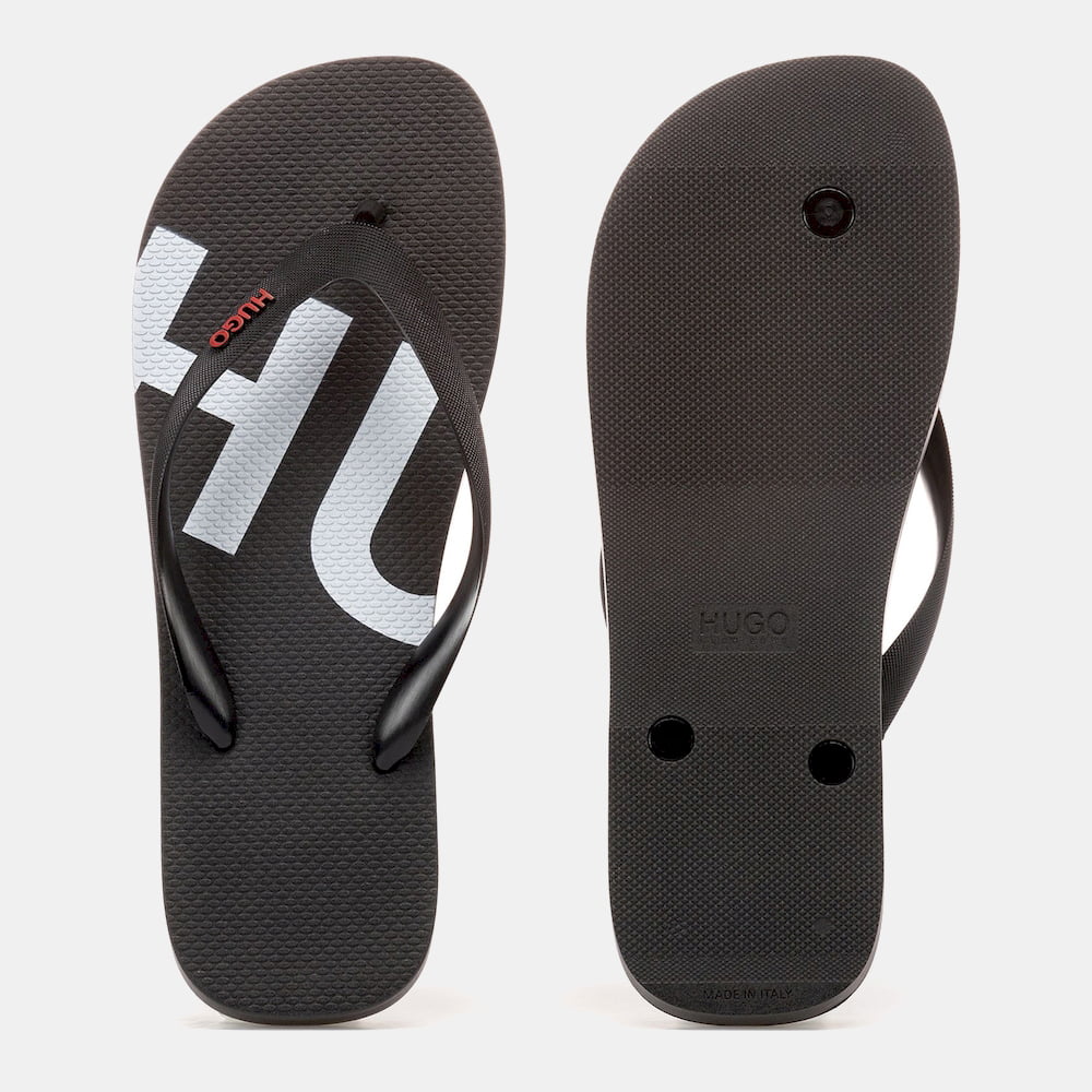 Boss Chinelos Slippers Onfirethngrbl2 Black Preto Shot8