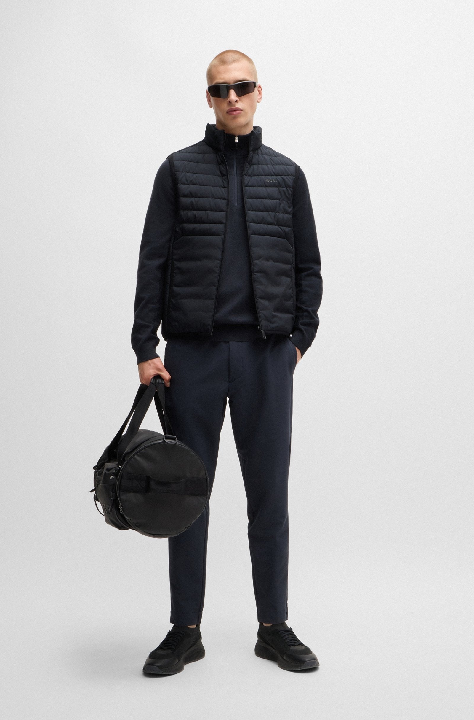 Boss Colete Gilet V Thor 2 Navy Navy_shot2