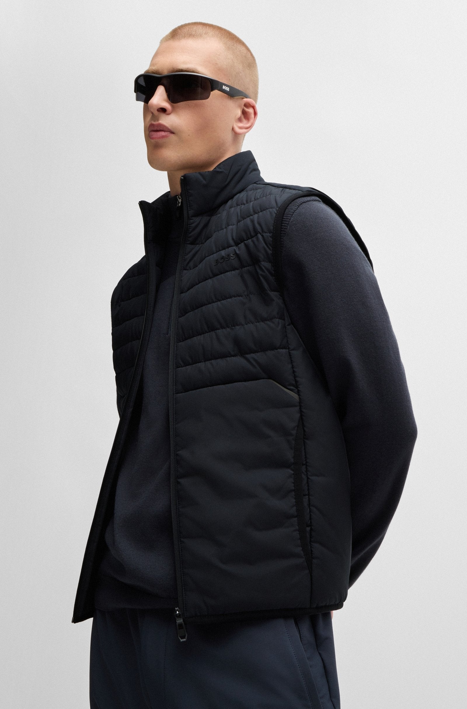 Boss Colete Gilet V Thor 2 Navy Navy_shot4