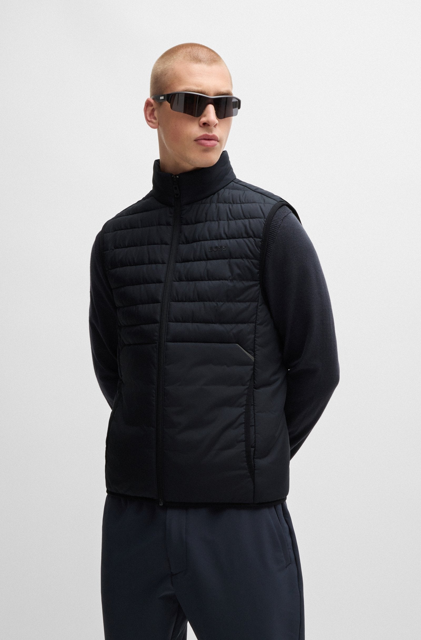 Boss Colete Gilet V Thor 2 Navy Navy_shot5