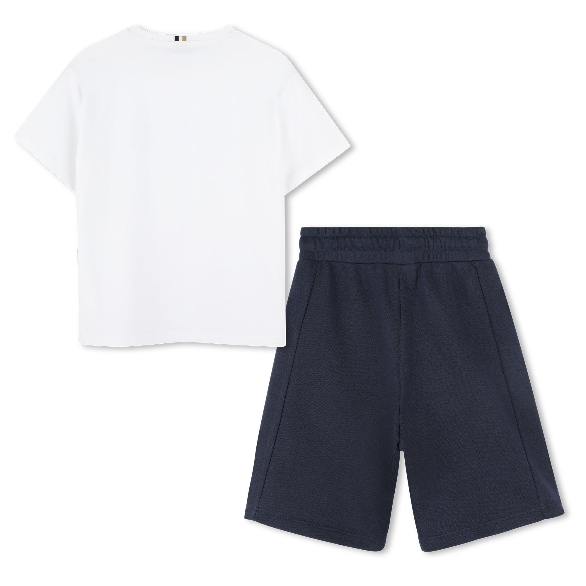 Boss Conjunto T Shirt Calcao T Shirt And Shorts J52063 White Branco_shot2