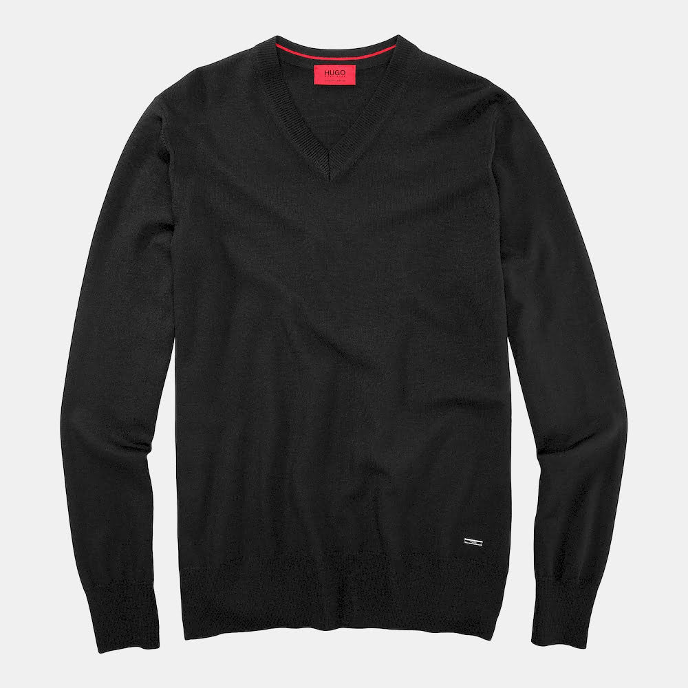 Boss Malha Sweater 50249340 Black Preto Shot2