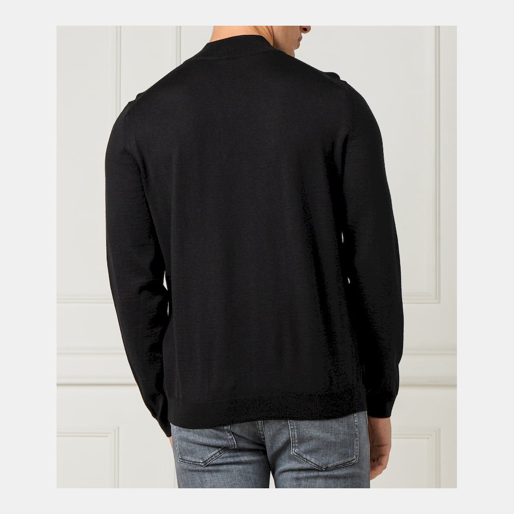 Boss Malha Sweater Balonso L Black Preto Shot4