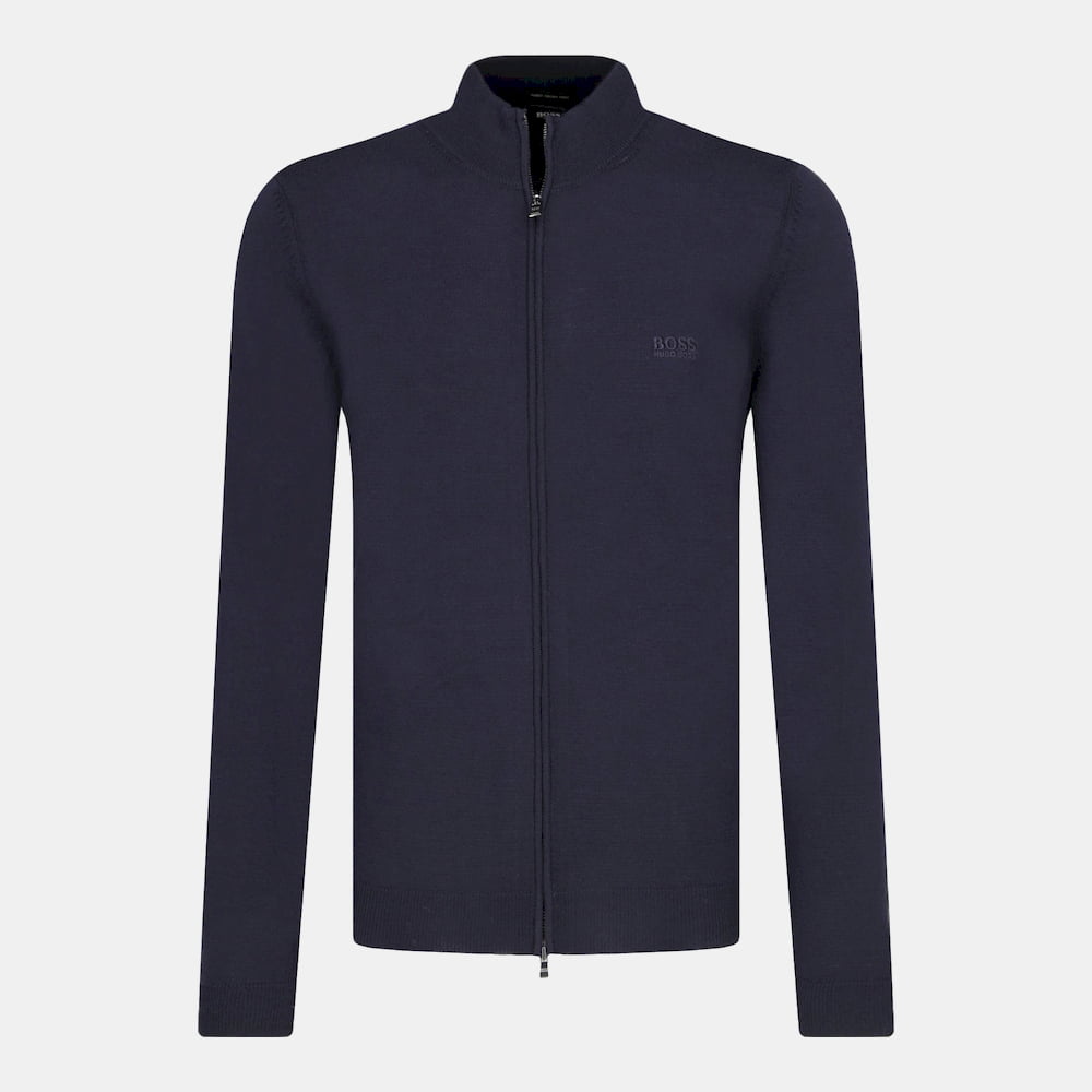 Boss Malha Sweater Balonso L Navy Navy Shot2