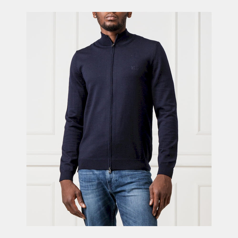 Boss Malha Sweater Balonso L Navy Navy Shot4