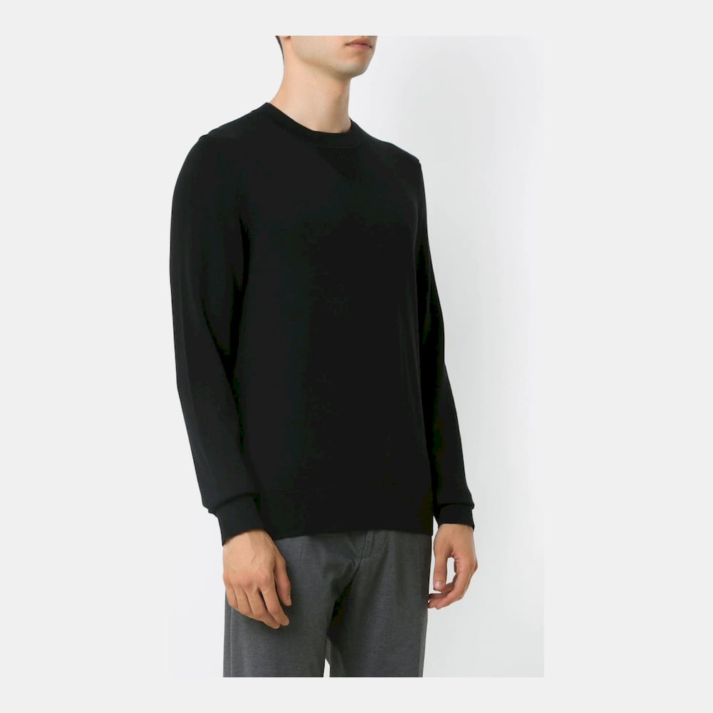 Boss Malha Sweater Fabbiano Black Preto Shot4