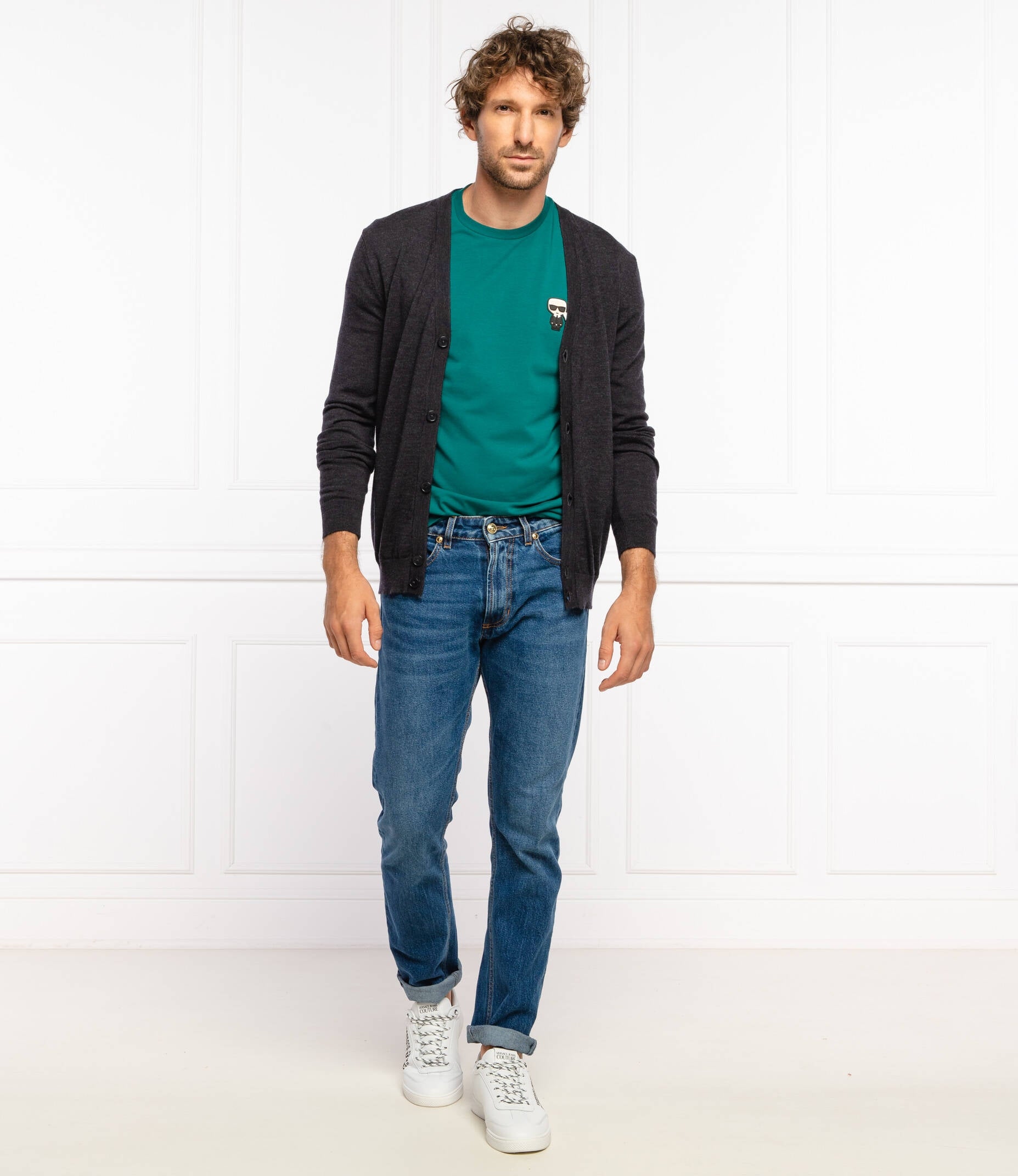 Boss Malha Sweater Sanjacopo3 Dk.grey Cinza Escuro_shot5