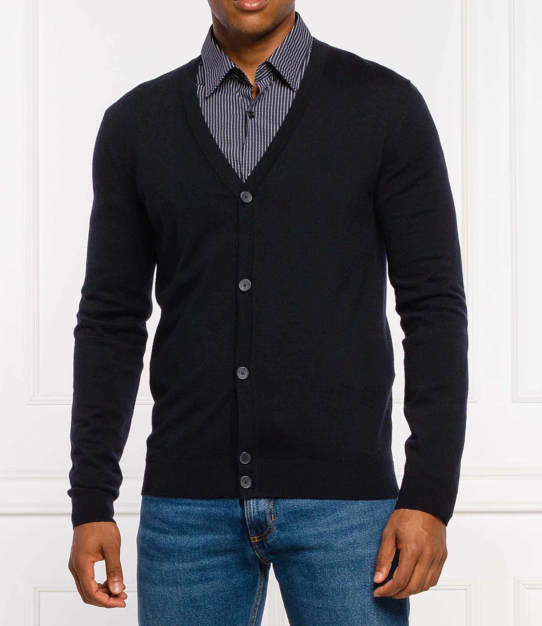 Boss Malha Sweater Sanjacopo3 Navy Navy_shot2