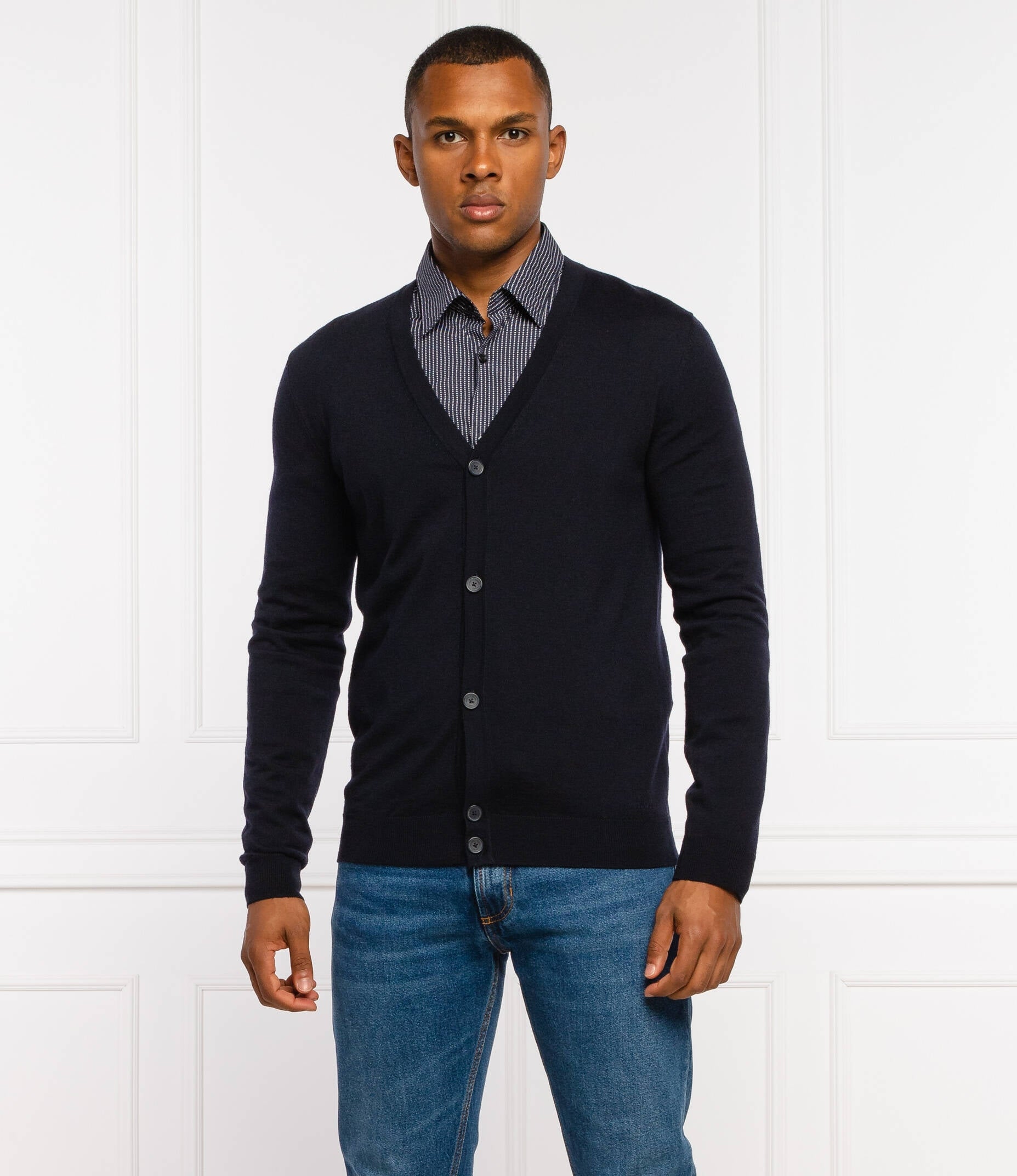 Boss Malha Sweater Sanjacopo3 Navy Navy_shot3