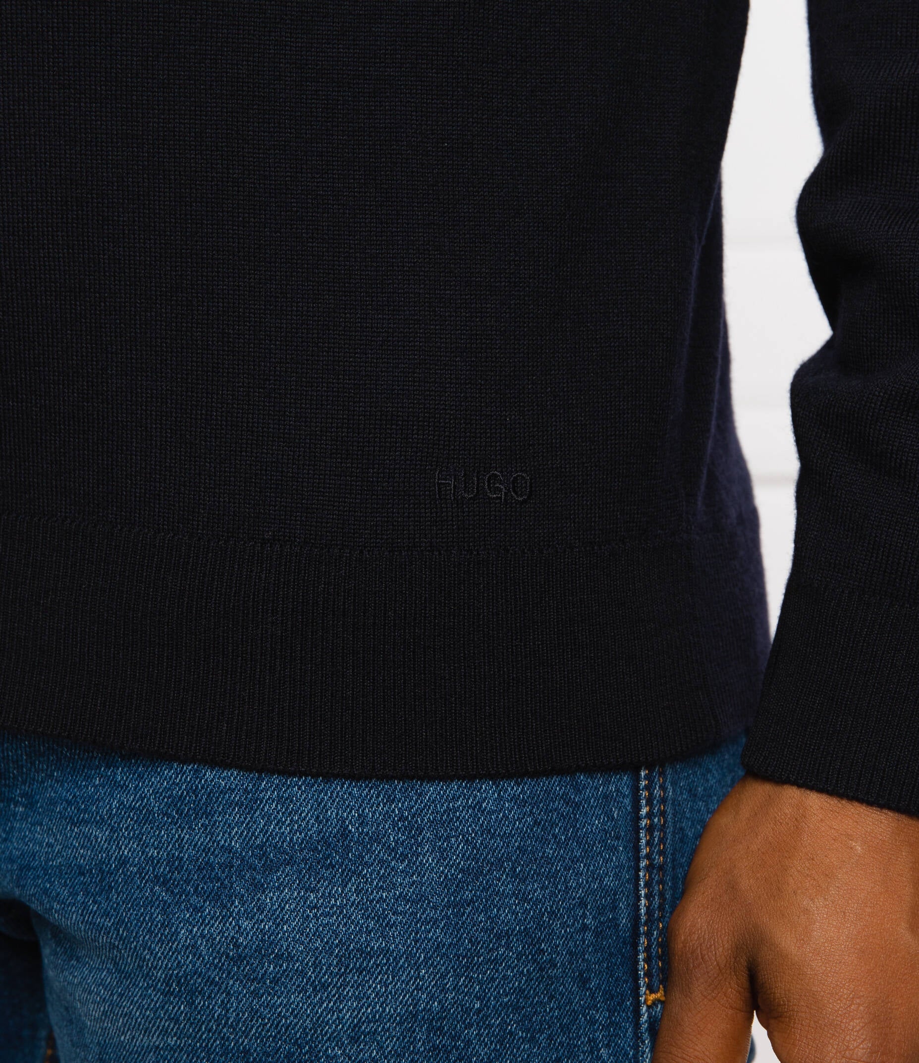 Boss Malha Sweater Sanjacopo3 Navy Navy_shot5