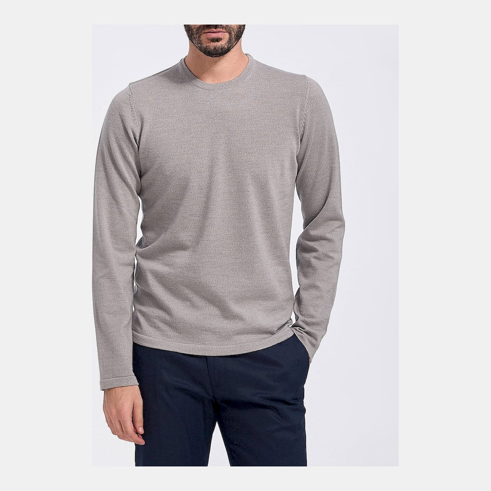 Boss Malha Sweater Sanpaolo1 Grey Cinza Shot2