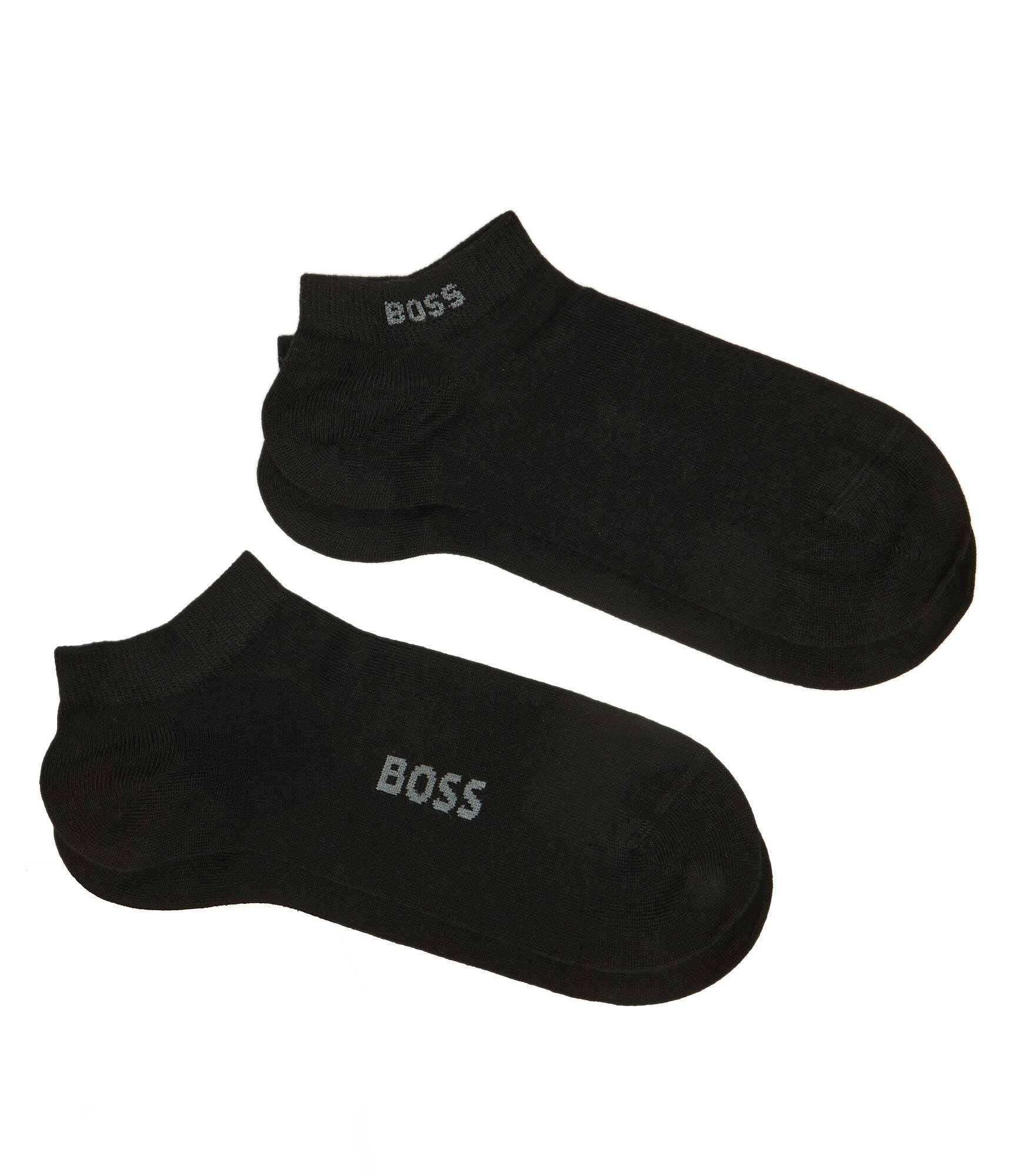 Boss Meias Socks 2paslogobamboo Black Preto_shot1