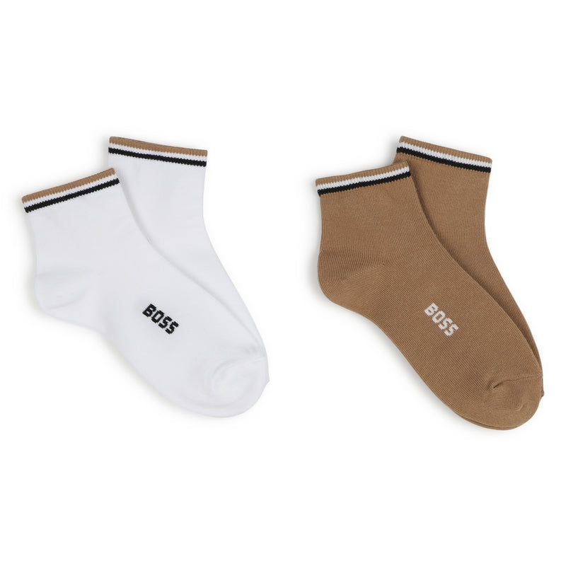 Boss Meias Socks J52274 White Branco_shot1