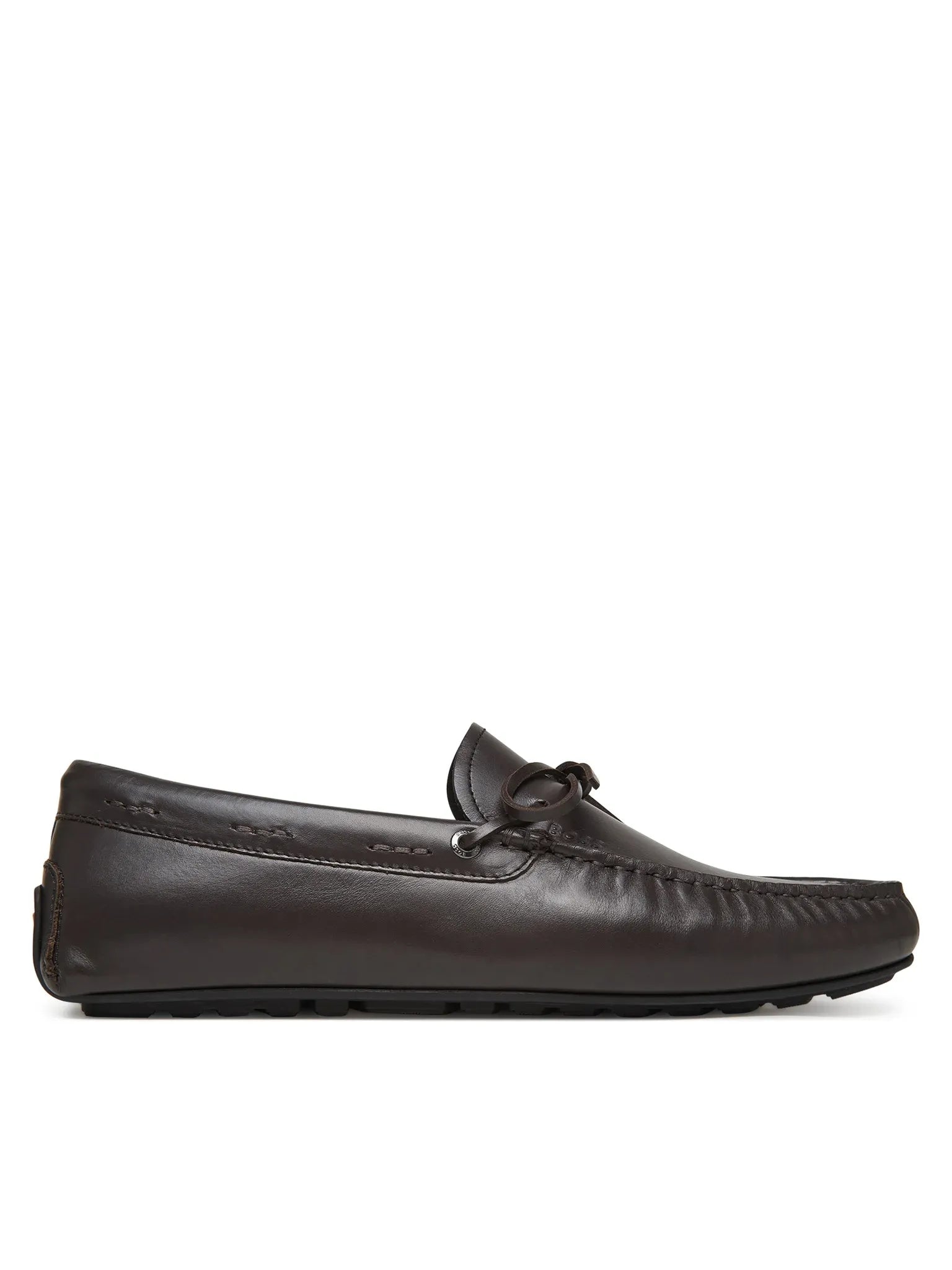 Mocassins Boss Castanho Escuro Noel Lace