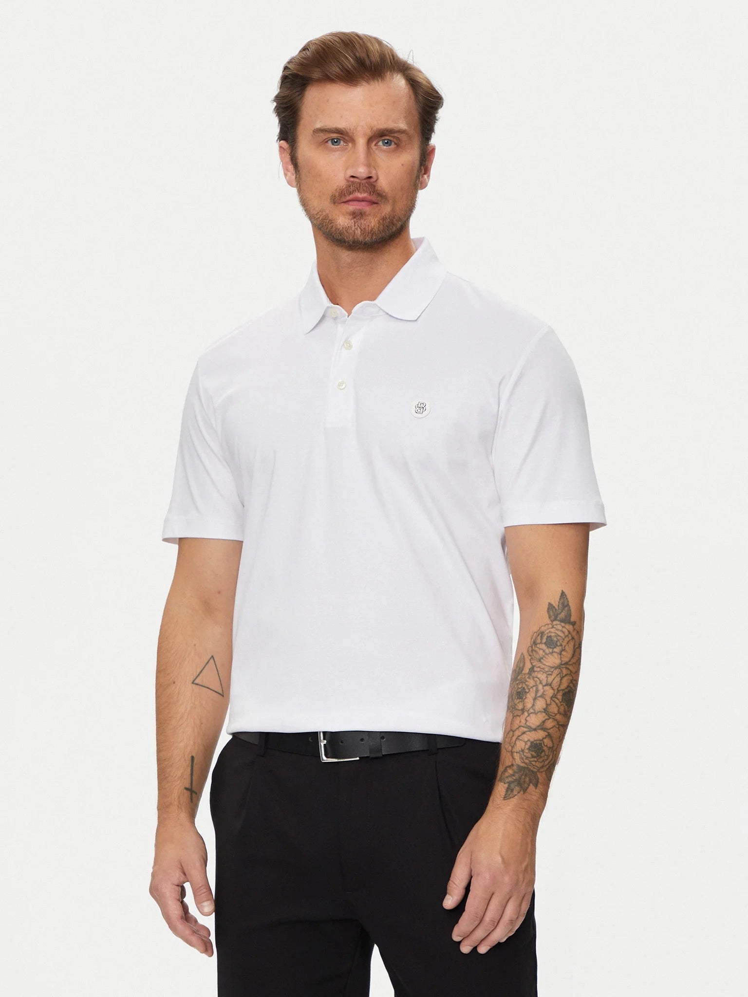 Boss Polo C Parris 01 White Branco_shot4