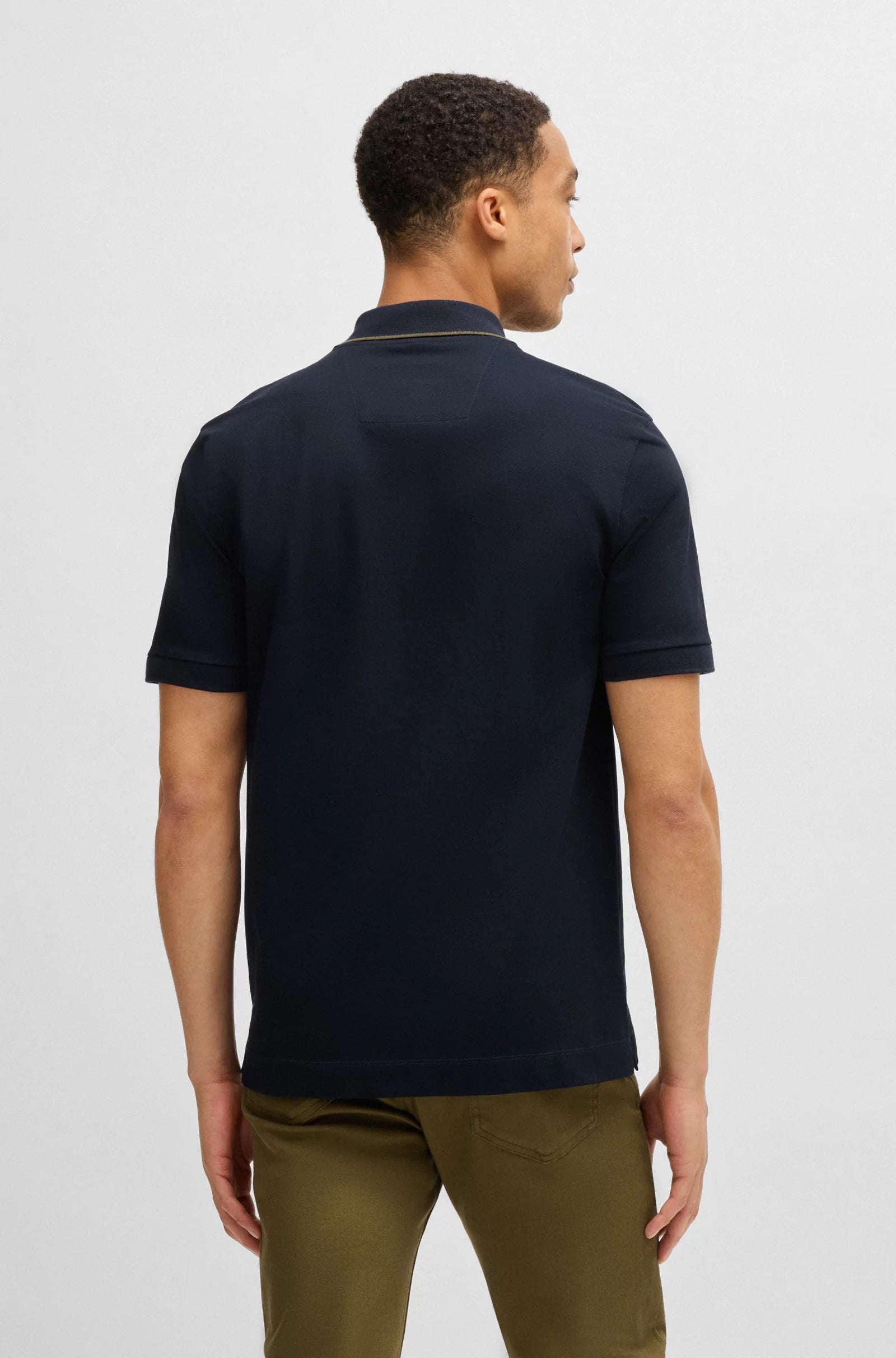 Boss Polo H Paras71 Ps Dk.blue Azul Escuro_shot5