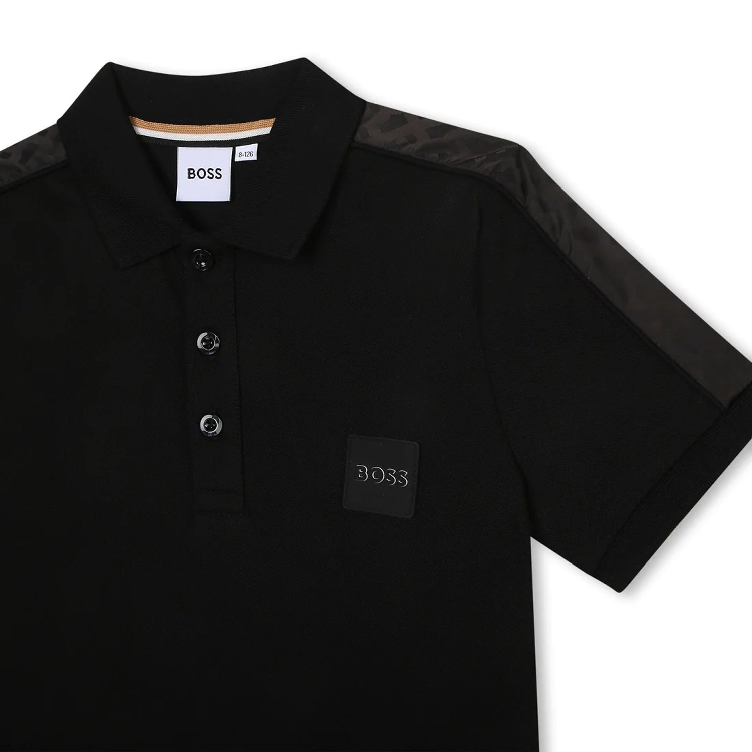 Boss Polo J25q00 Black Preto_shot3